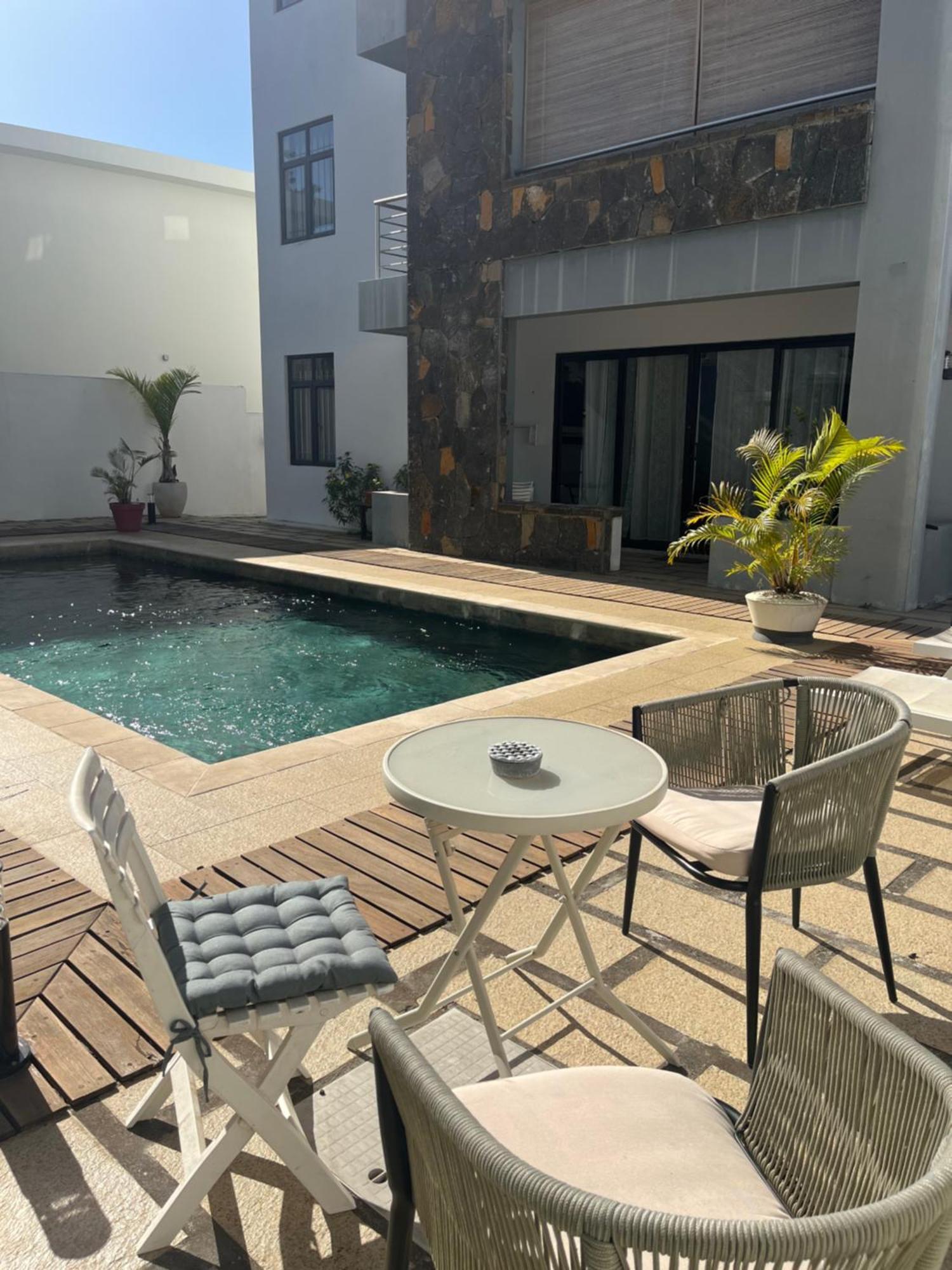Charmant T4 Avec Vue Piscine Grand-Baie Exterior photo